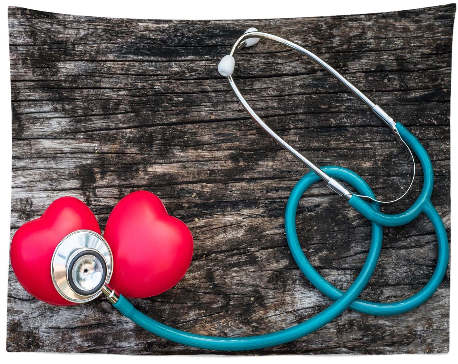 3x2.5m Arzt Ärzte Stethoskop Foto Hintergrund Ärzte Wertschätzung Woche Party Dekor Krankenschwester Graduierung Hintergrund Krankenhaus Wandbehang Hintergrund