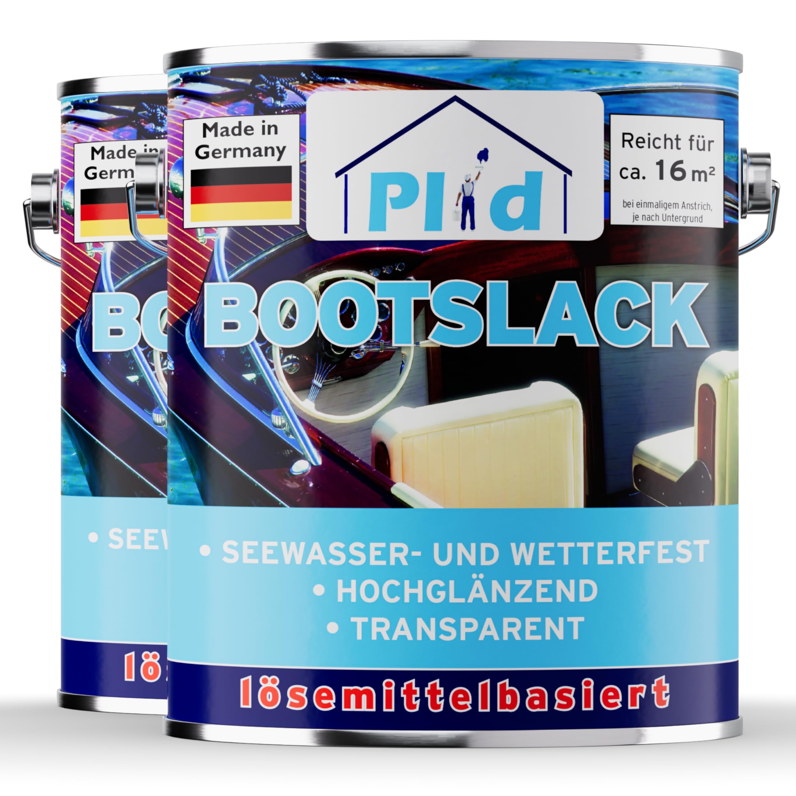 prinzcolor Barniz Satinado para parqué y madera, incoloro, 1,5 l