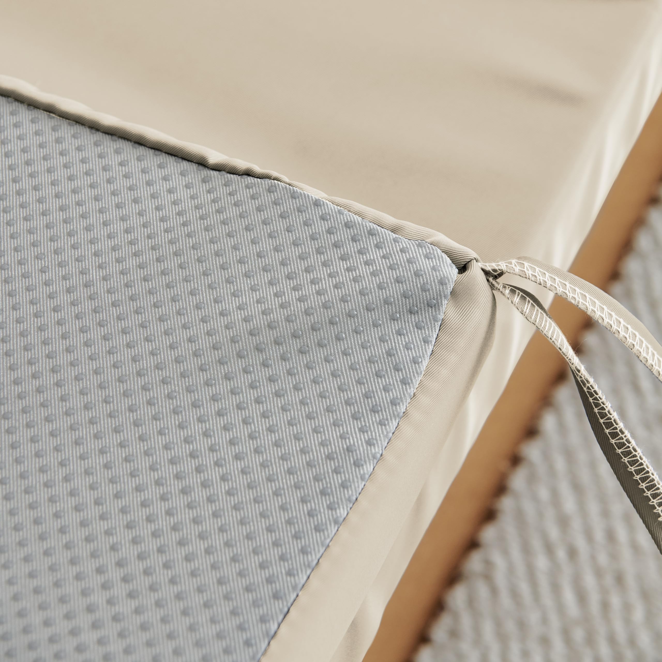 EBETA Cuscino per panca Cuscino per mobili esterni resistente alle intemperie Cuscino seduta Fodera rimovibile e lavabile di 5 cm di spessore (Cachi, 180 * 50 * 5 cm)