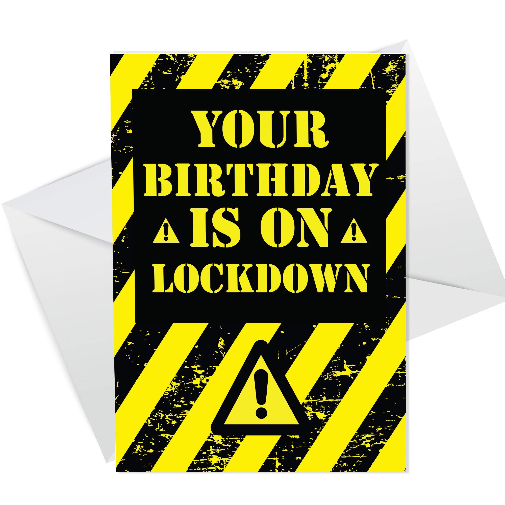 Birthday On Lockdown Funny Birthday Card Quote For Men And Women Him Her