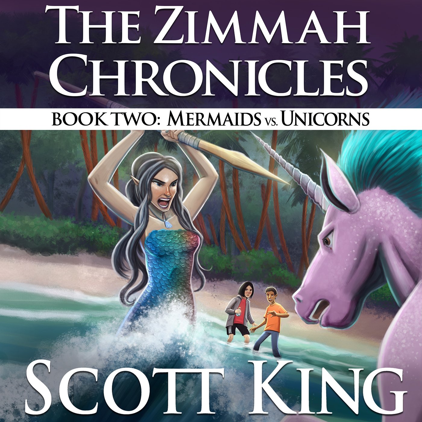 Cover art for Mermaids vs. Unicorns