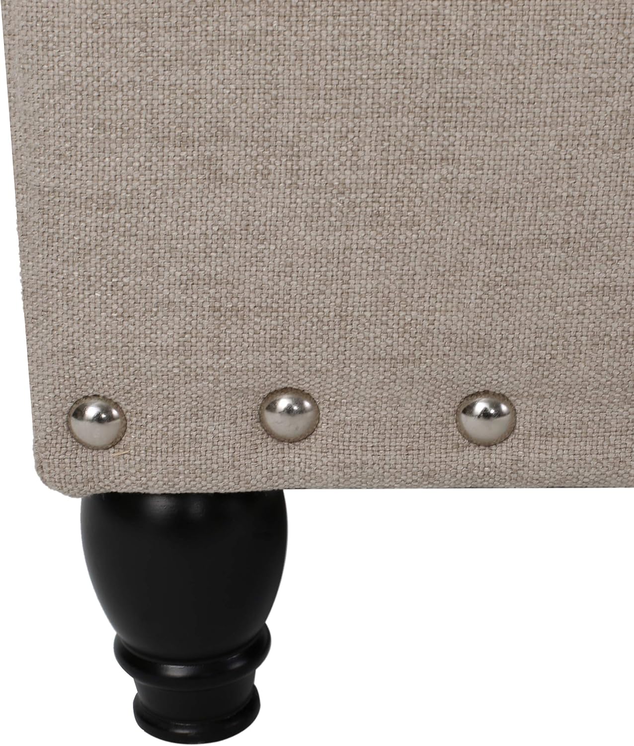 Christopher Knight Home Tatiana Fabric Storage Ottoman, Wheat