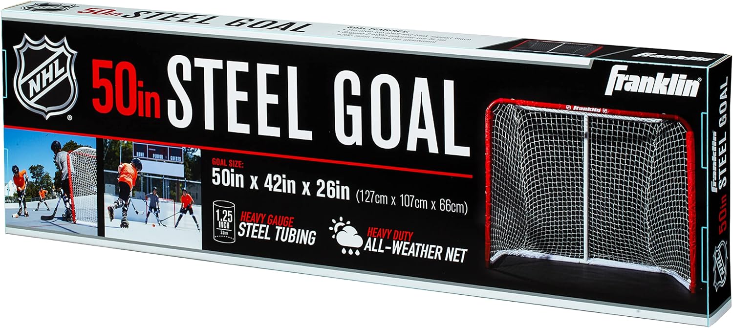 Franklin Sports Hockey Goal - NHL - Steel - 50 x 42 Inches : Hockey Nets : Sports & Outdoors