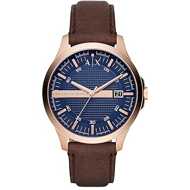 Armani Exchange Hampton Analog Blue Dial Men's Watch - AX2172 : Armani ...