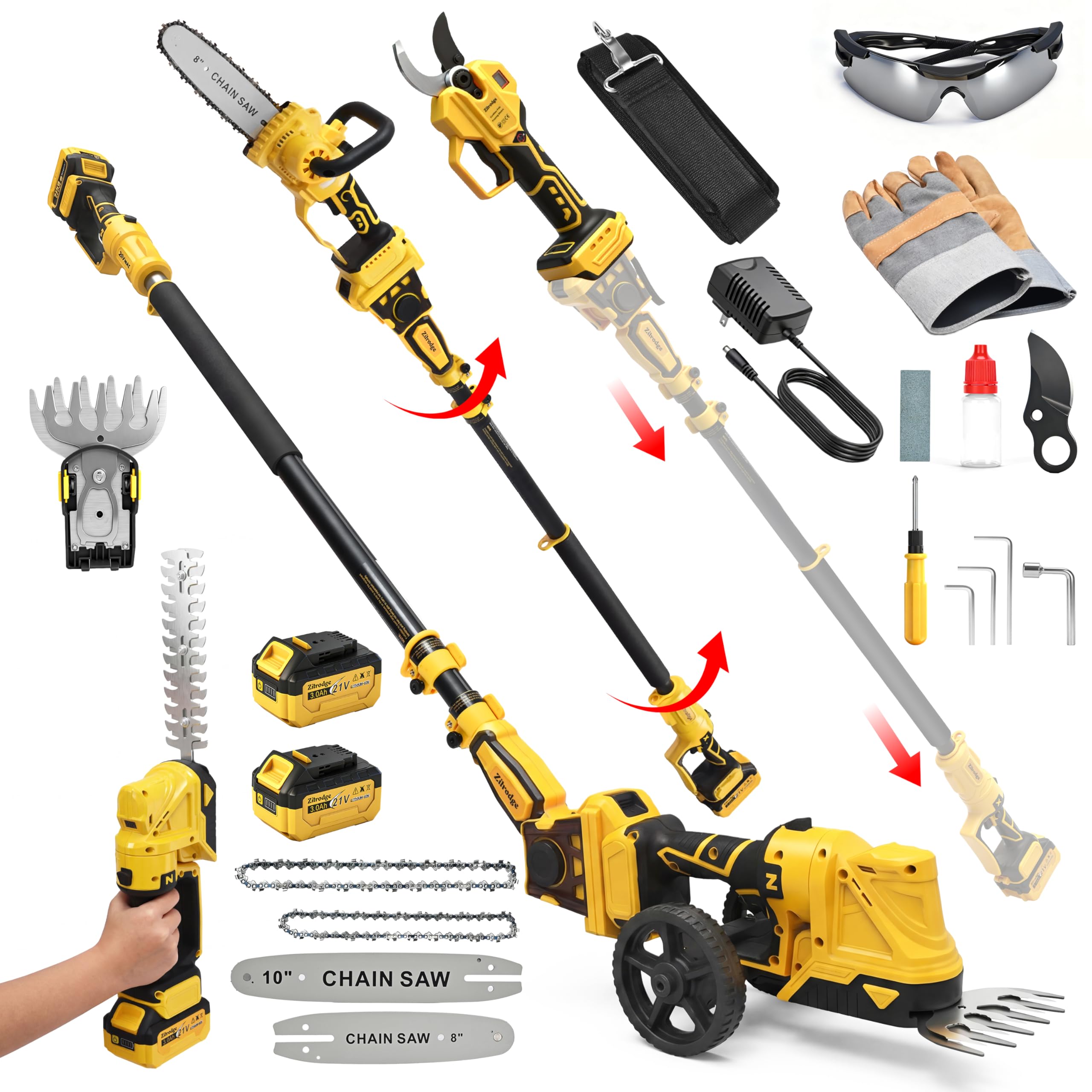 Zitrodge 8-in-1 Garden Tool Set
