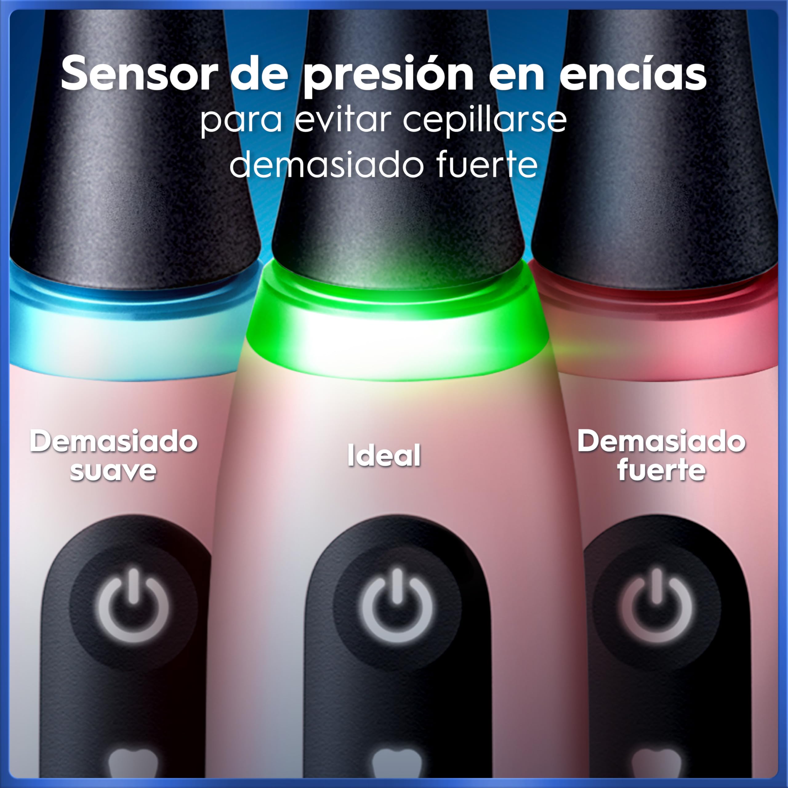 Oral-B iO 5N Cepillo de Dientes Eléctrico con 1 Cabezal Y Estuche de Viaje, Rosa - Cepillo Dental con Mango Recargable, 5 Modos de Cepillado con Blanqueamiento Dental Y Sensor de Presión