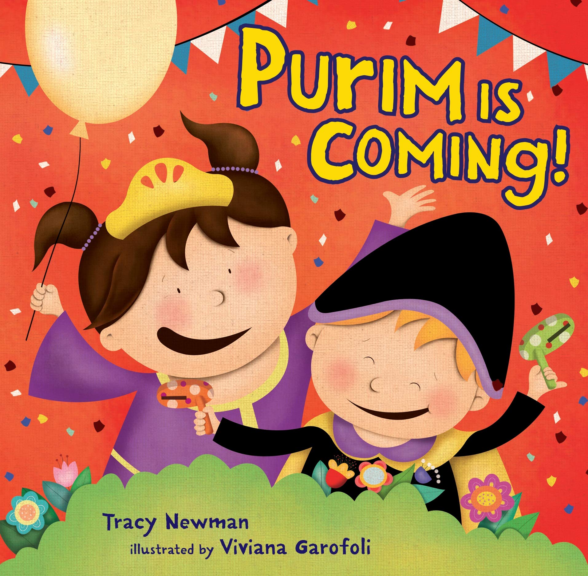 Purim Is Coming! - board book, Tracy Newman, 1512408271