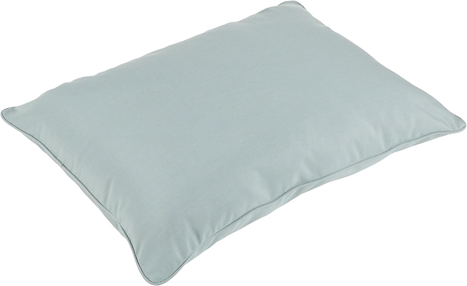 Sorra Home Sunbrella Floor Pillow - Corded Plush Oversized Outdoor Pillow - Water & Fade Resistant for Patio, Balcony, Pool - Canvas Spa (26" x 35")