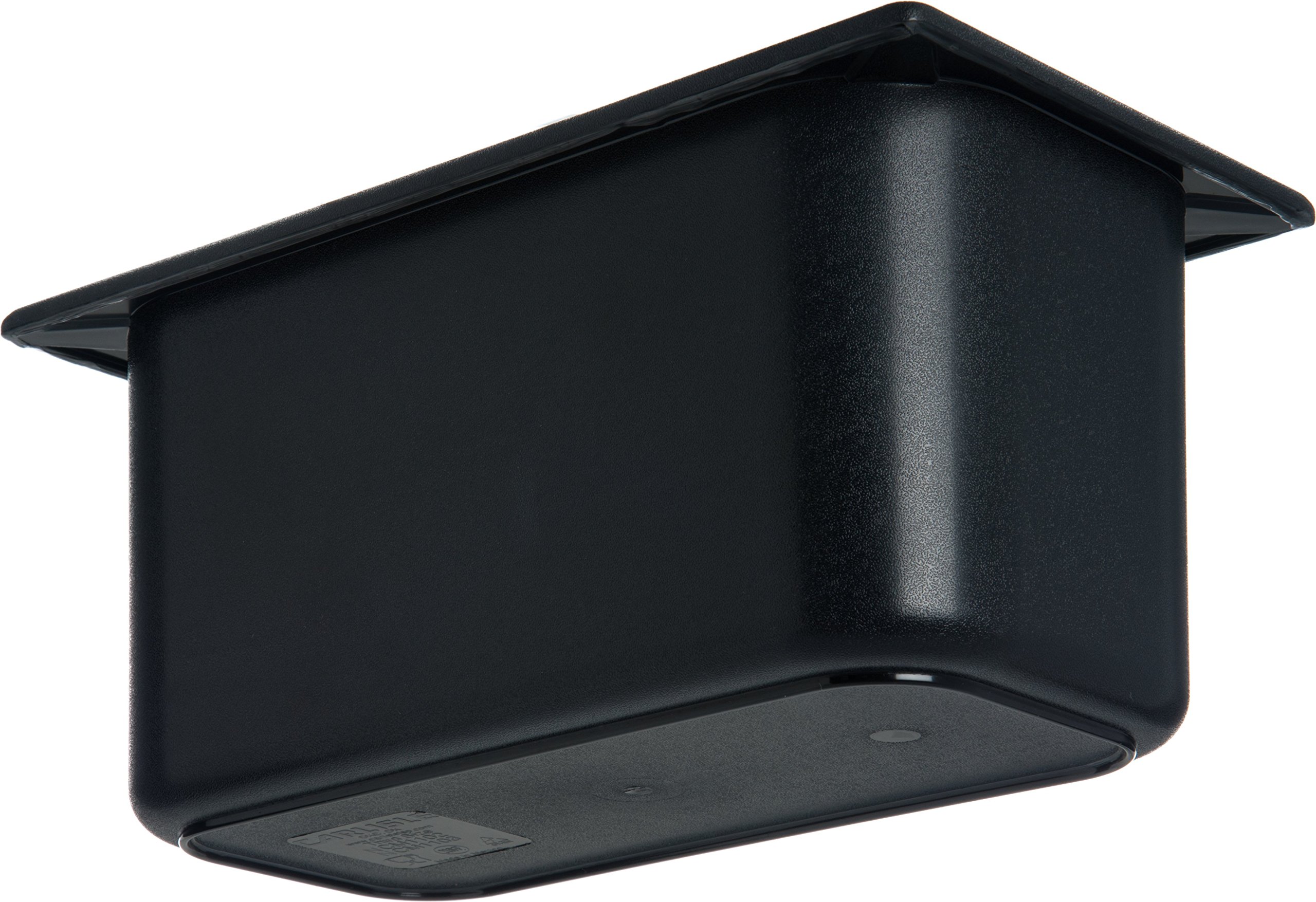 Carlisle CM110203 Coldmaster - Sartén para alimentos (plástico, tamaño 1/3), color negro