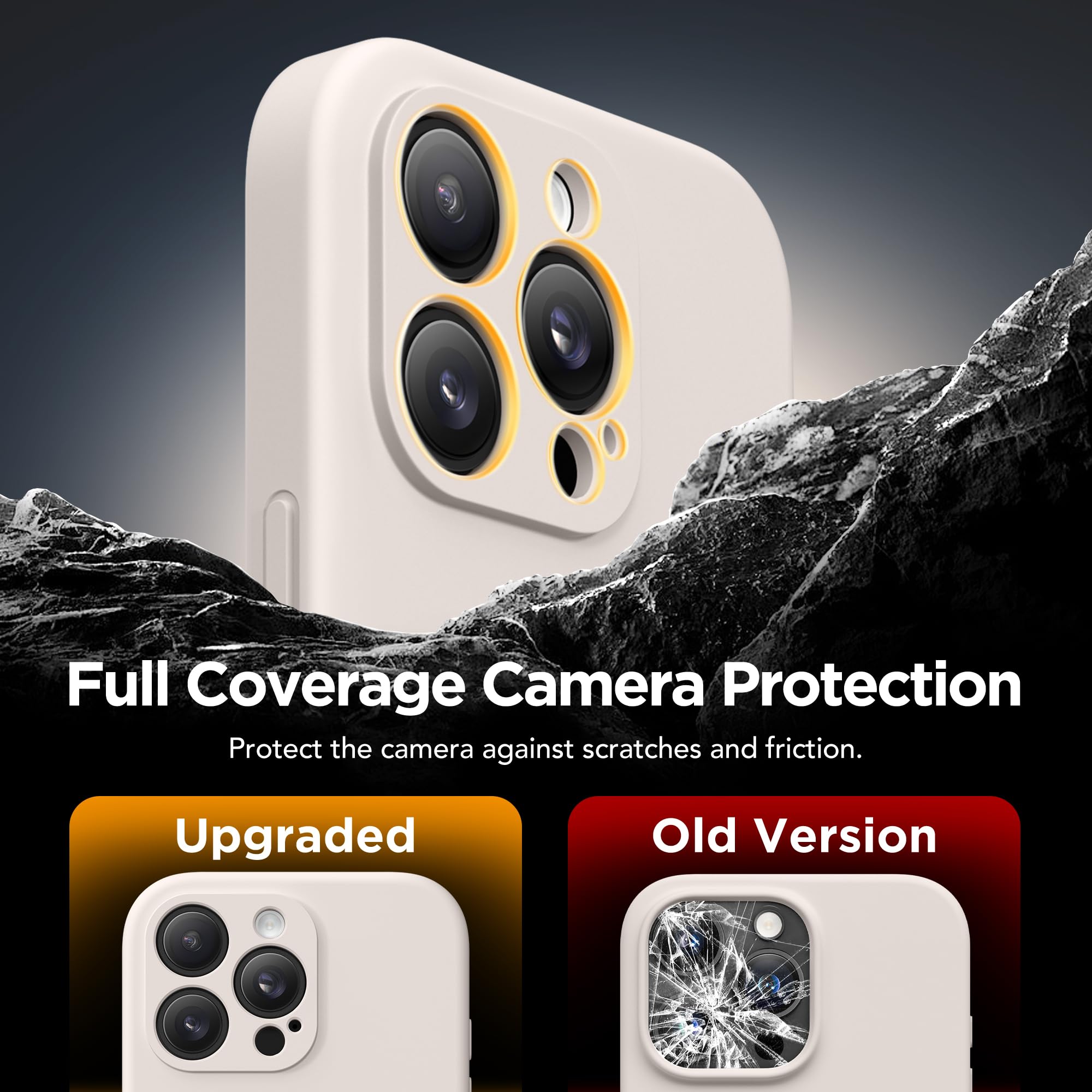 SuydanBox Magnetic For IPhone 16 Pro Max Case With Stand, Compatible With MagSafe, Silicone Upgraded [Camera Control Button] Shockproof Protective Phone Case For IPhone 16 Pro Max 6.7",Brown
