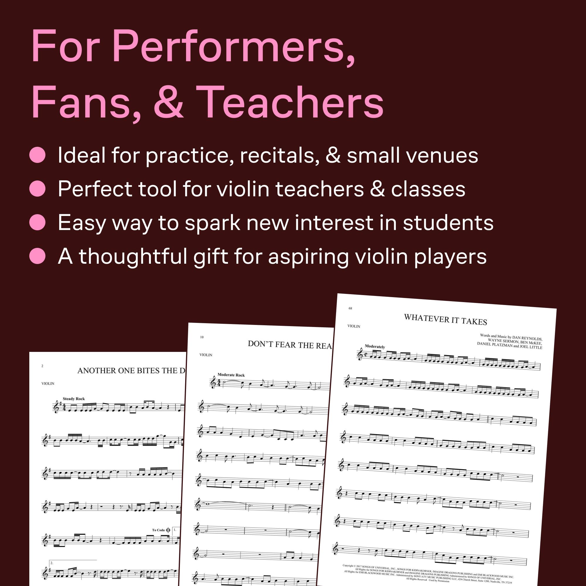50 Pop Songs for Kids for Violin