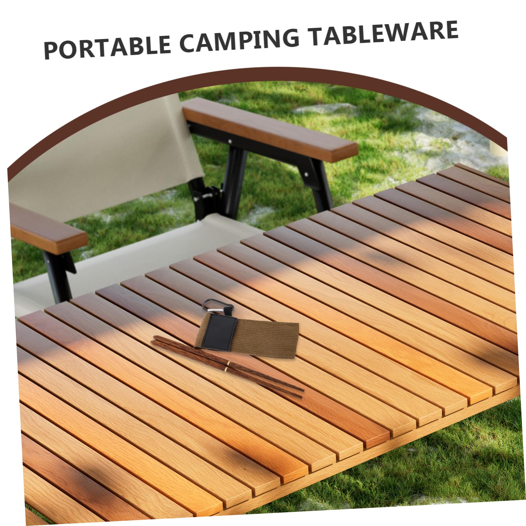 Wiederverwendbare Essstäbchen Mit Etui - Perfekt Für Camping & Reisen