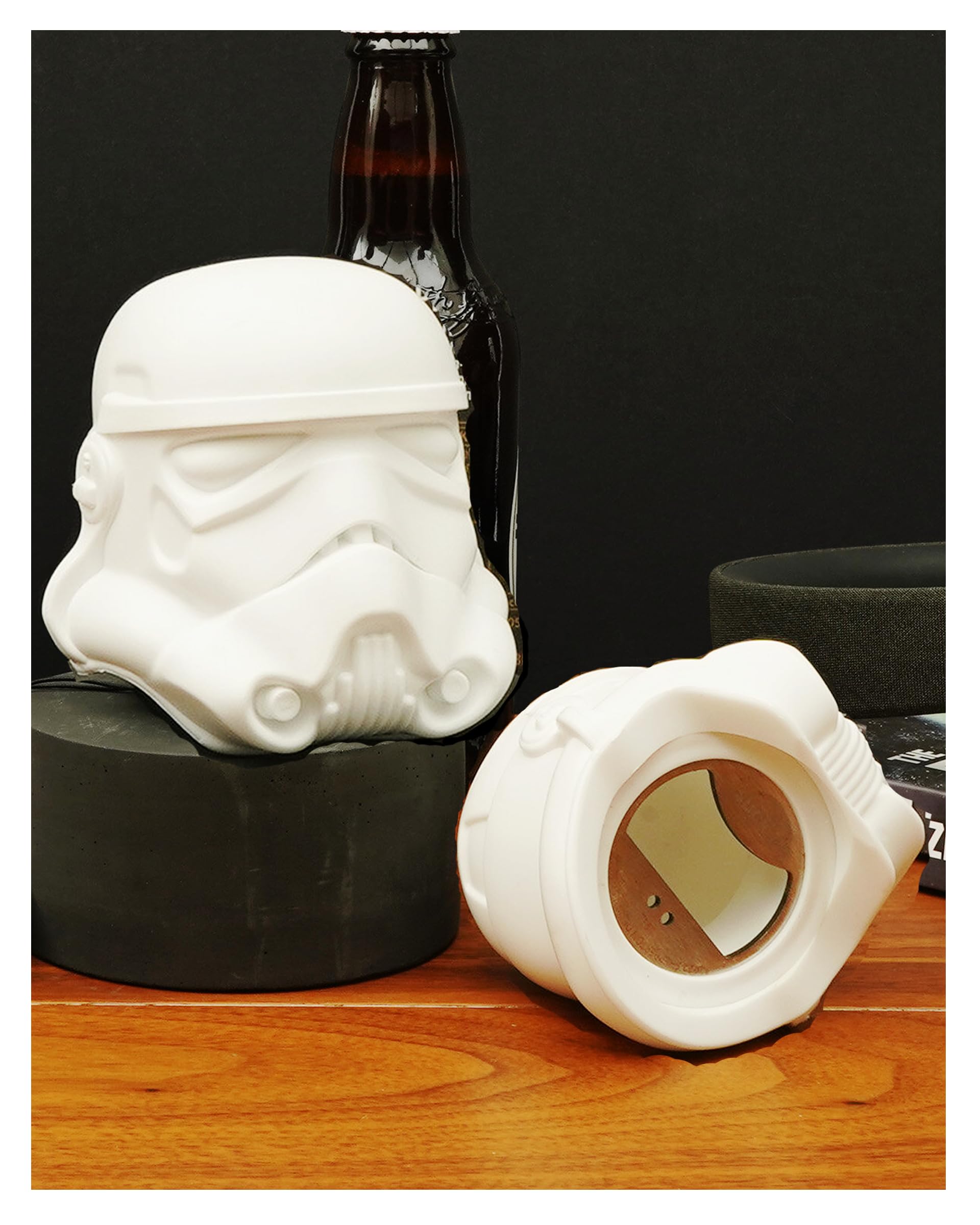 Suck UK Stormtrooper Bottle Opener | Original Stormtrooper Helmet | Gifts for Men | Novelty Bottle Opener | Kitchen Accessories | 3D Beer Openers | Storm Trooper Bar Blade | Man Cave Accessories