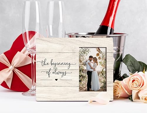 Miniatura 3 de Regalos de compromiso de Orchroma para parejas, regalos de boda para parejas, marcos de fotos de compromiso para el Sr. y la Sra. recién