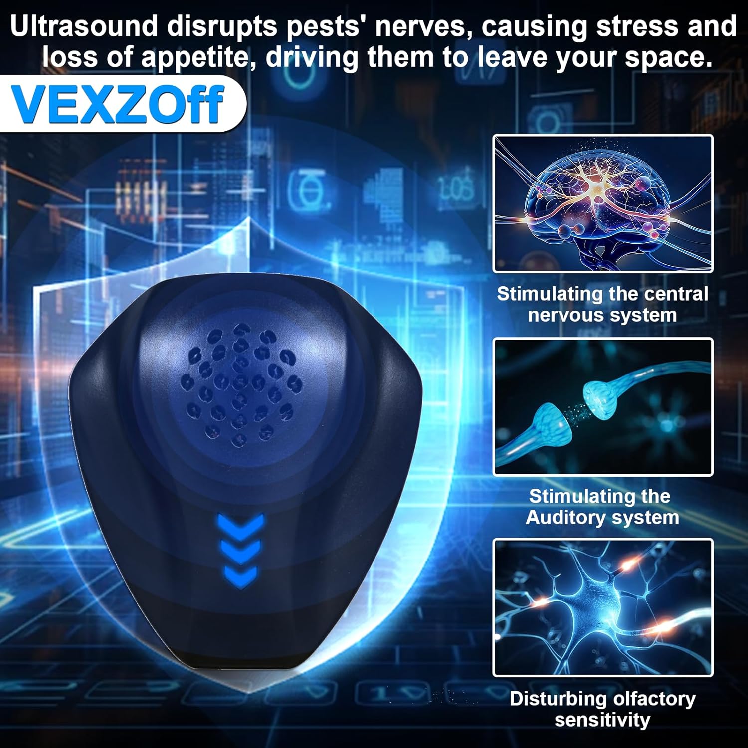 Upgraded Ultrasonic Pest Repellent Indoor Repeller, Mouse Traps, Repellent Roach, Mouse, Bugs, Mosquito, Mice, Spider, Ant, Rodent Repellent Ultrasonic Plug in