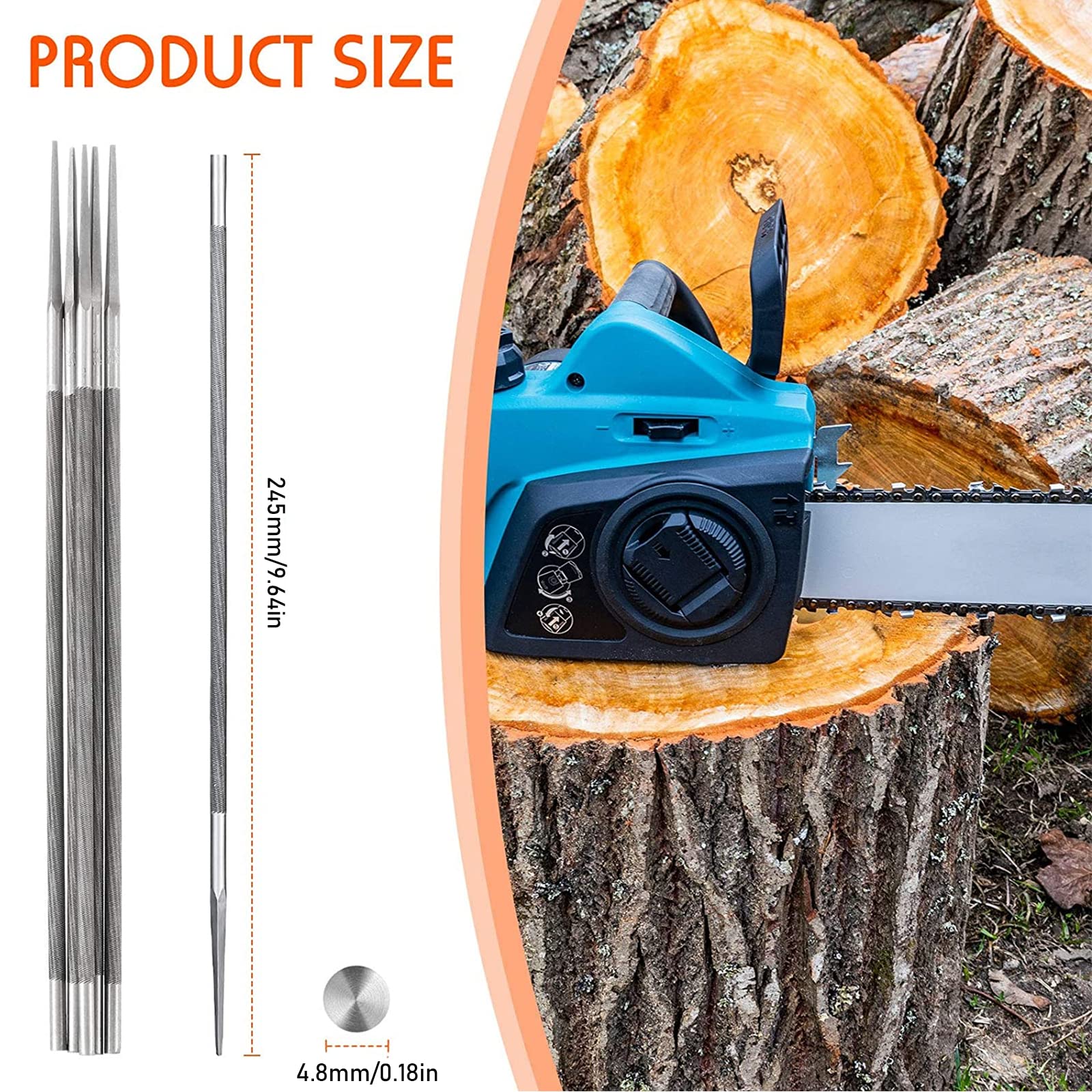 STIHL ronde vijl - Kettingzaagvijl - 4,0x200 mm - Welkoop
