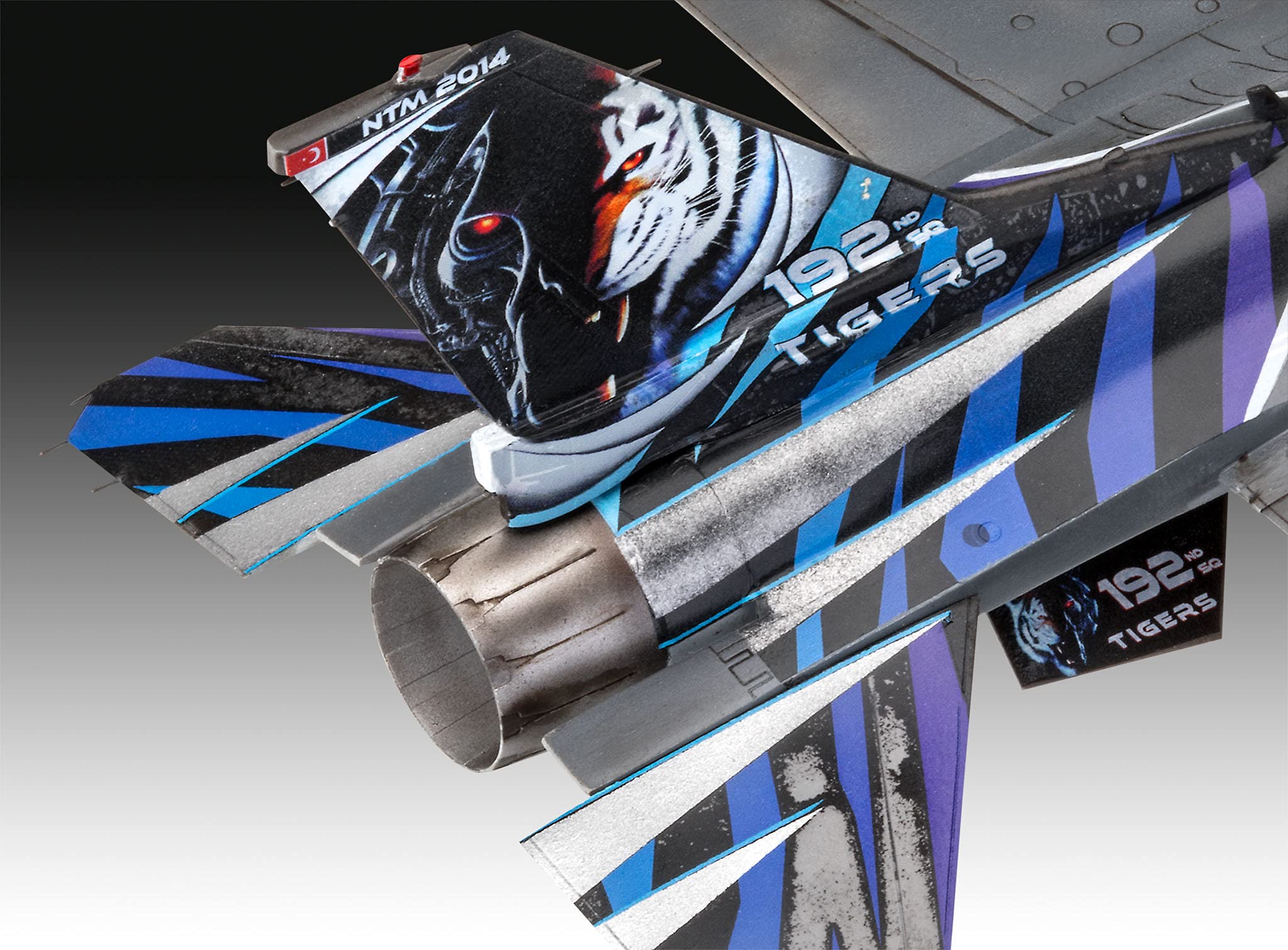 Revell-F-16D Tigermeet 2014, 1:72, 21,3 cm Maquette Avion, 03844, Multicolore