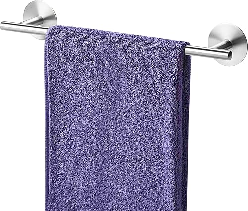 Toallero para baño, toallero adhesivo de 17 pulgadas, toallero de acero inoxidable SUS304, soporte de toalla de mano montado en la pared para baño,