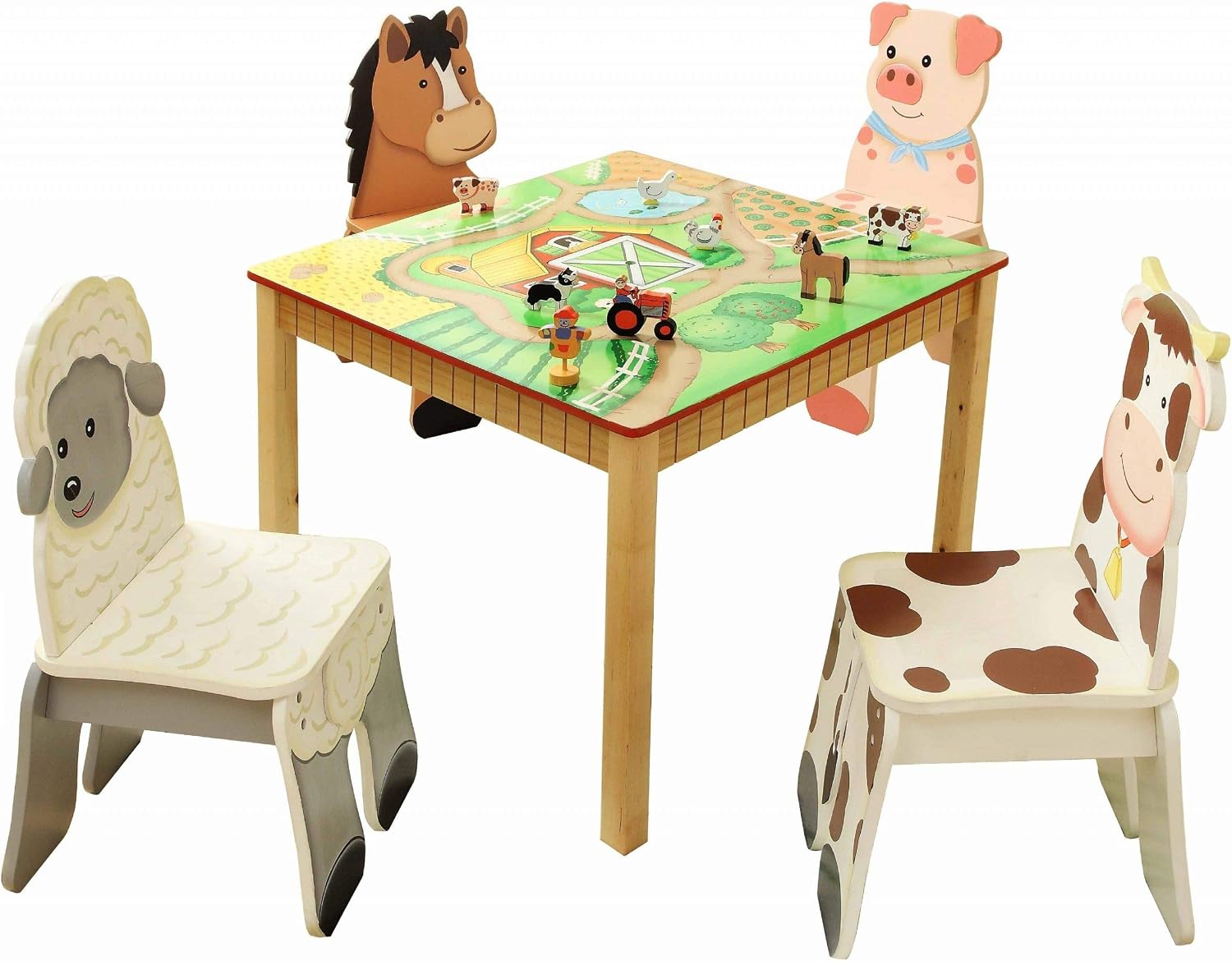 Fantasy Fields TD-11324A1 Kids Table, Brown, Multicolored