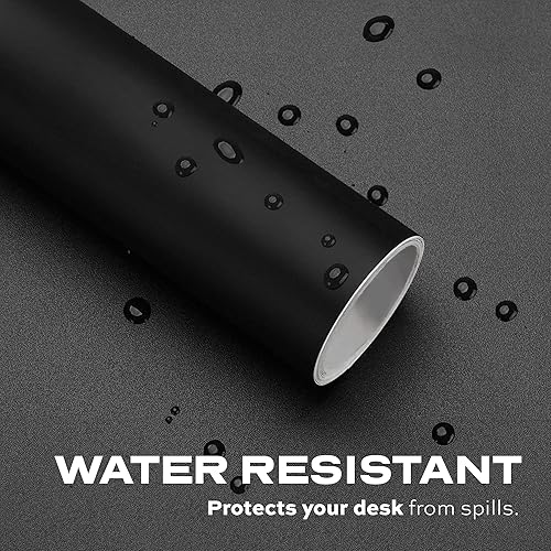 Miniatura 6 de STATIK TaskPad - Alfombrilla de mouse de cuero para escritorio, funda de escritorio grande impermeable en la parte superior de los escritorios, gran