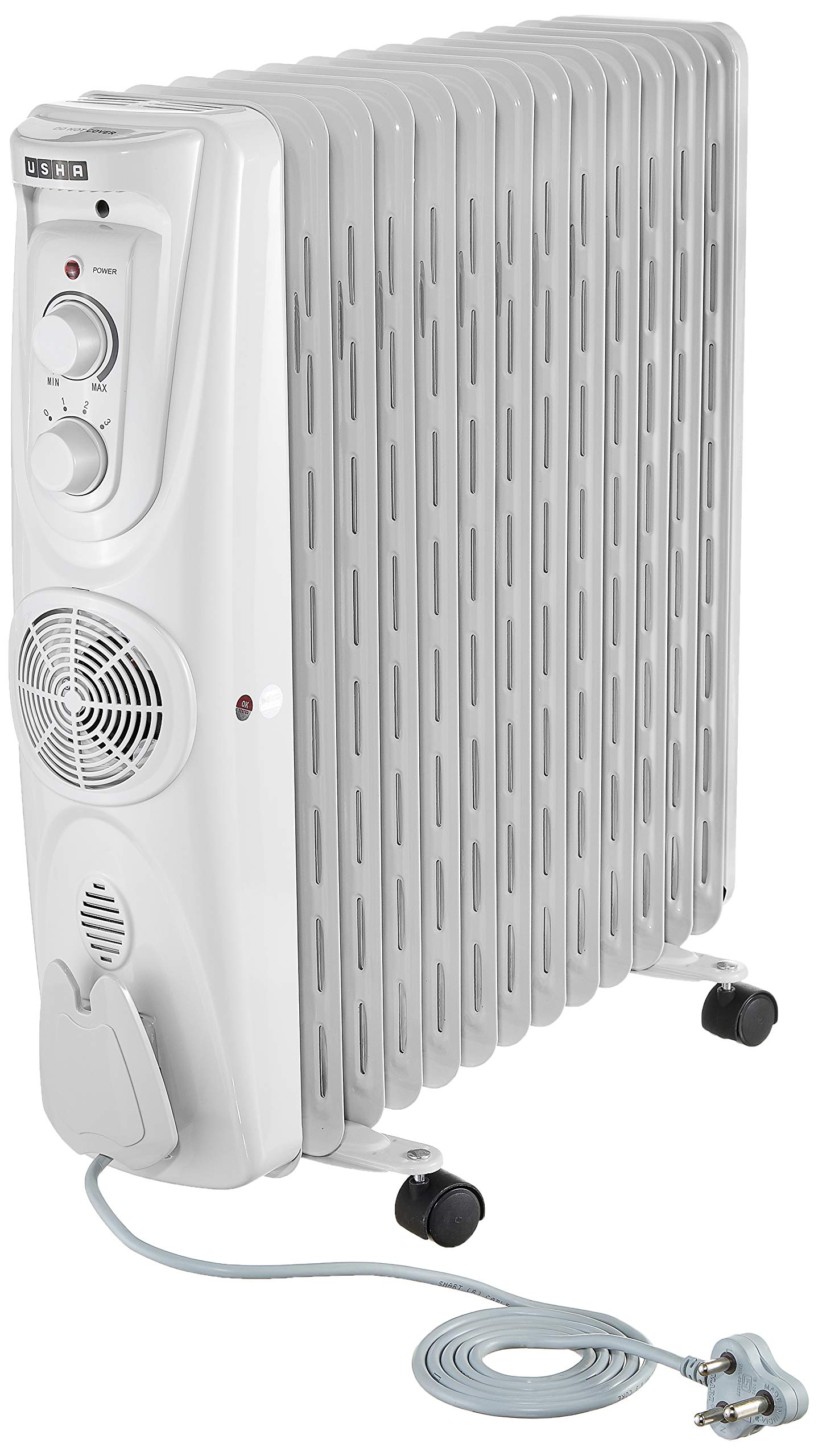 Usha Oil Filled Radiator OFR 3813 F 2300-Watt Room Heater (White) :  Amazon.in: Home u0026 Kitchen