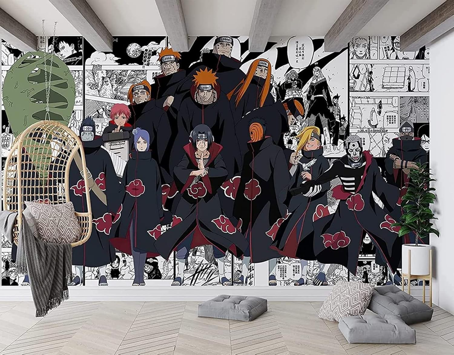 Naruto Fotobehang met 3Deffect, Japanse poster, behang, vliesmuurfoto