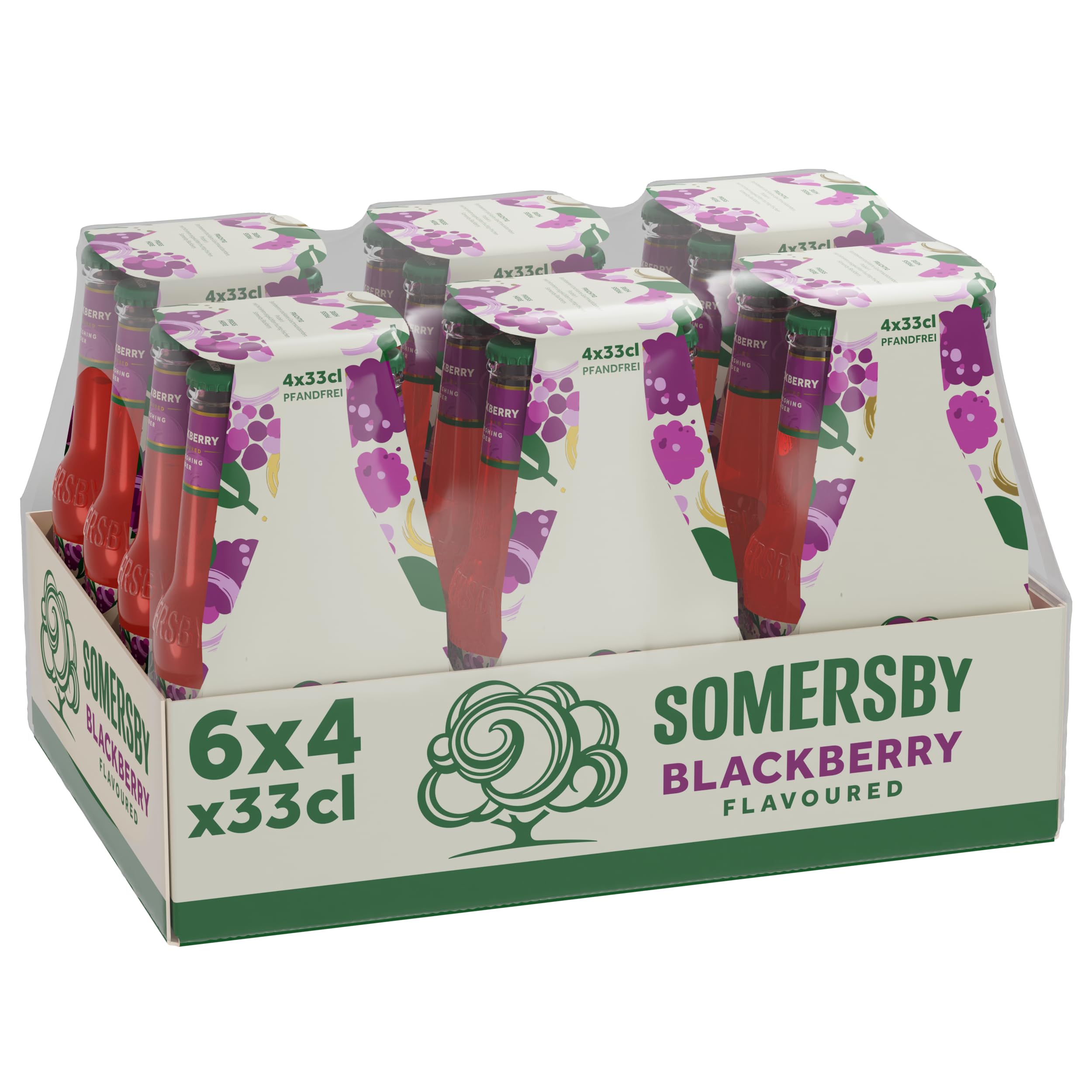 Somersby Blackberry Cider Glas Einweg 24 x 0.33 L