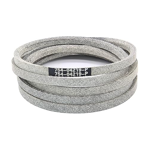 Honoyam 754-04219 954-04219 Correa de cubierta de cortacésped de 46 pulgadas de repuesto 12 pulgadas x 103 pulgadas para Cub Cadet MTD Troy-Bilt