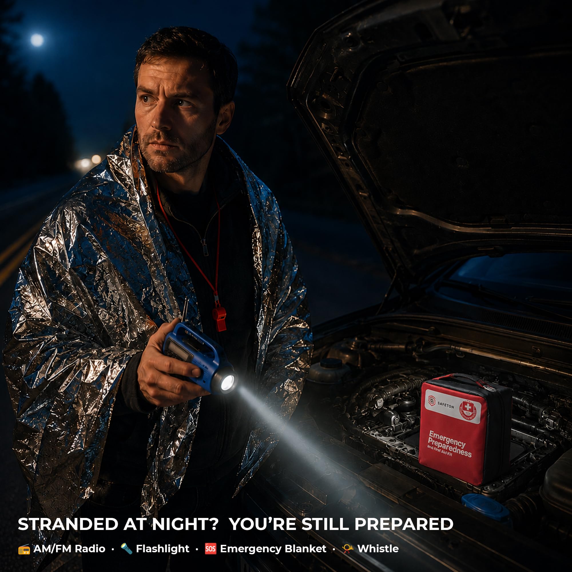 Kit de emergencia First Aid Kit: Añadir al equipo de camping, hogar, dorm, equipo de supervivencia y equipo, caza, accesorios de camping, kit de supervivencia para coche, accesorios de viaje