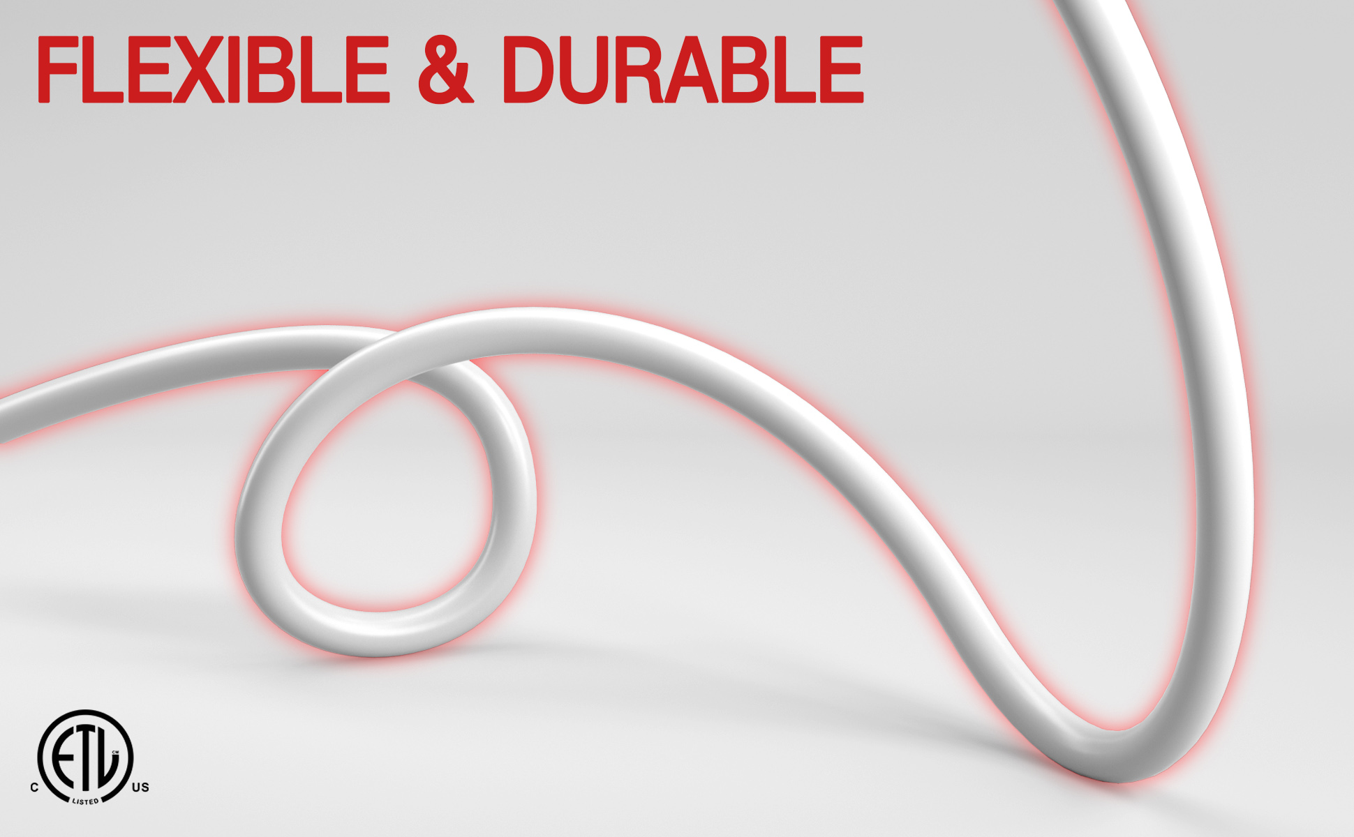 Skrizcable 16/3 Short Extension Cord 6 FT, White Extension Cord Indoor