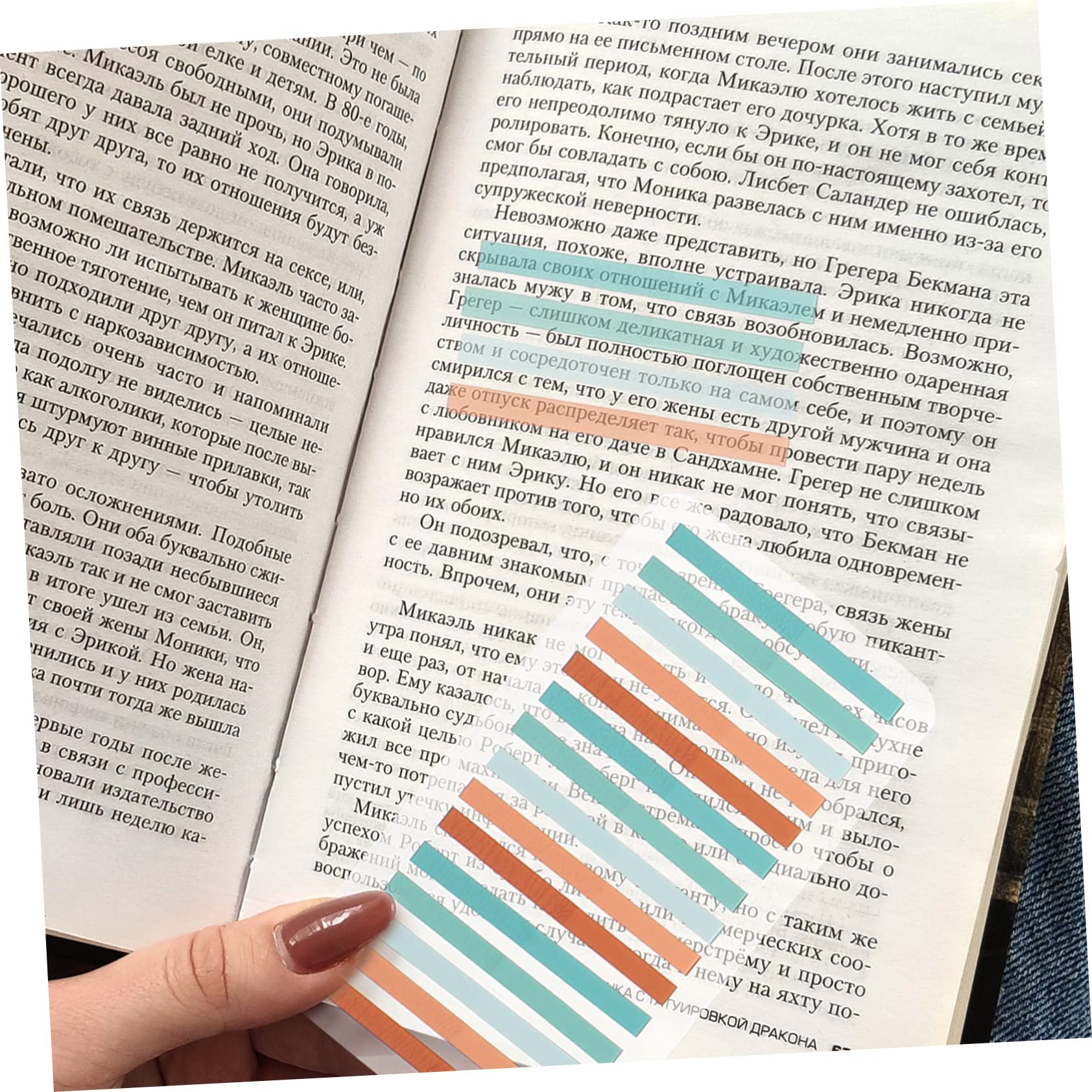 TEHAUX 50piezas Marcadores De Lectura De Tiras De Notas Transparentes y Escriturables Para Estudiantes y Lectores Facilitan El Seguimiento Visual y Reducen Distracciones