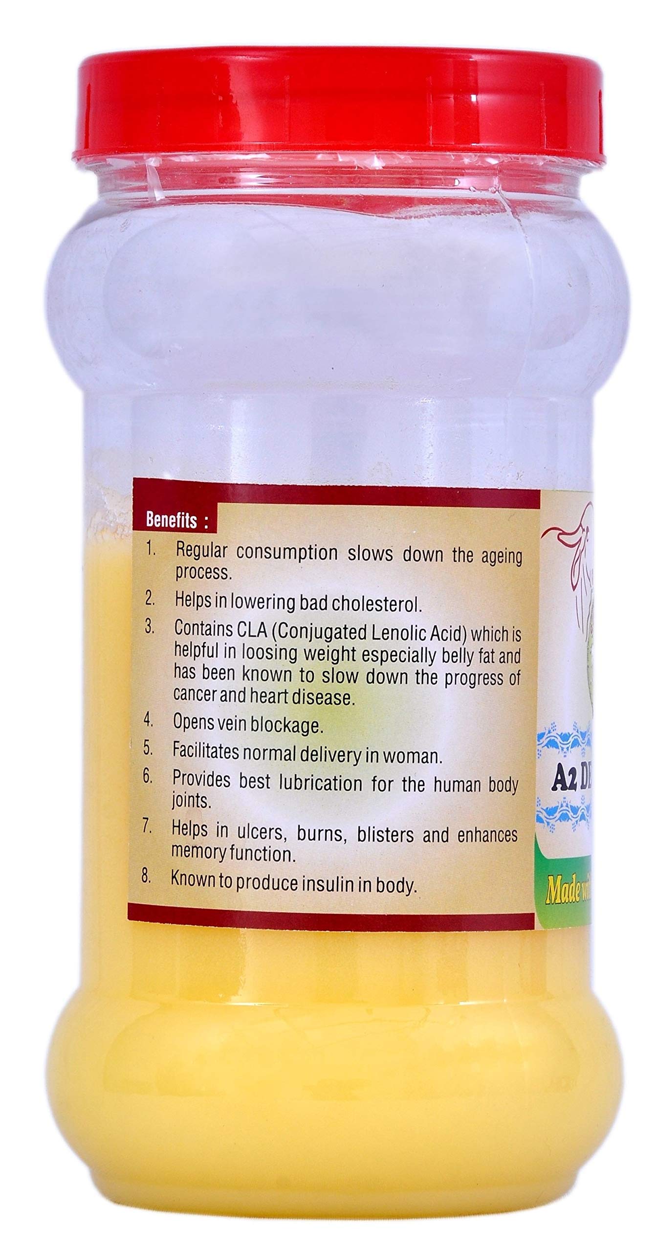 Nandini Dairy Farm A2 Gir Cow Ghee 250 GM Buy Online in United Arab