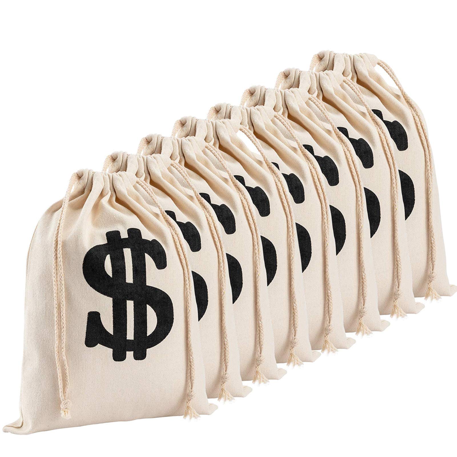 Buy ApipiApipi Canvas Money Bags for Party, 6.3 x 9 Inches Costume