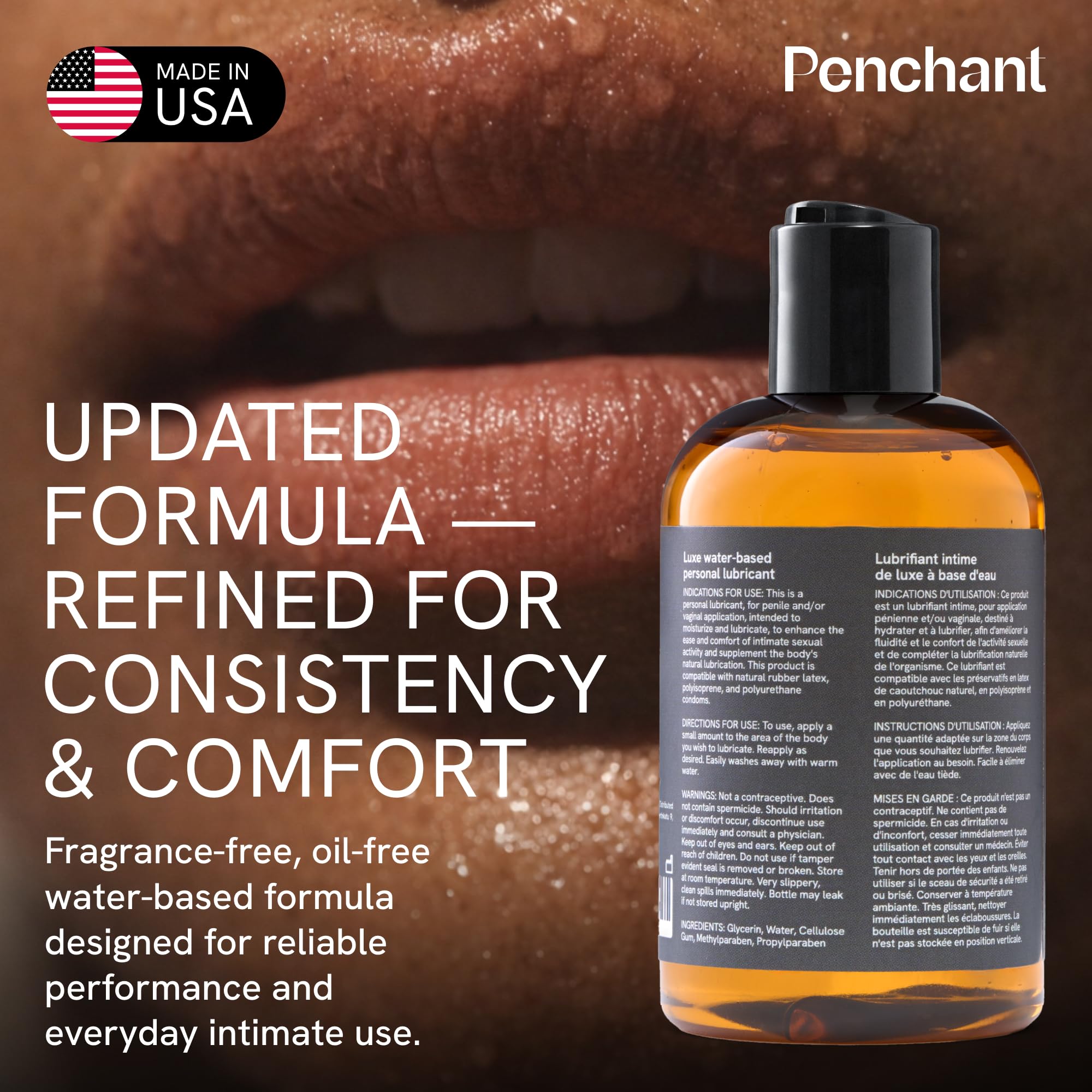 Premium Water Based Personal Lubricant by Penchant - 4 oz by Penchant