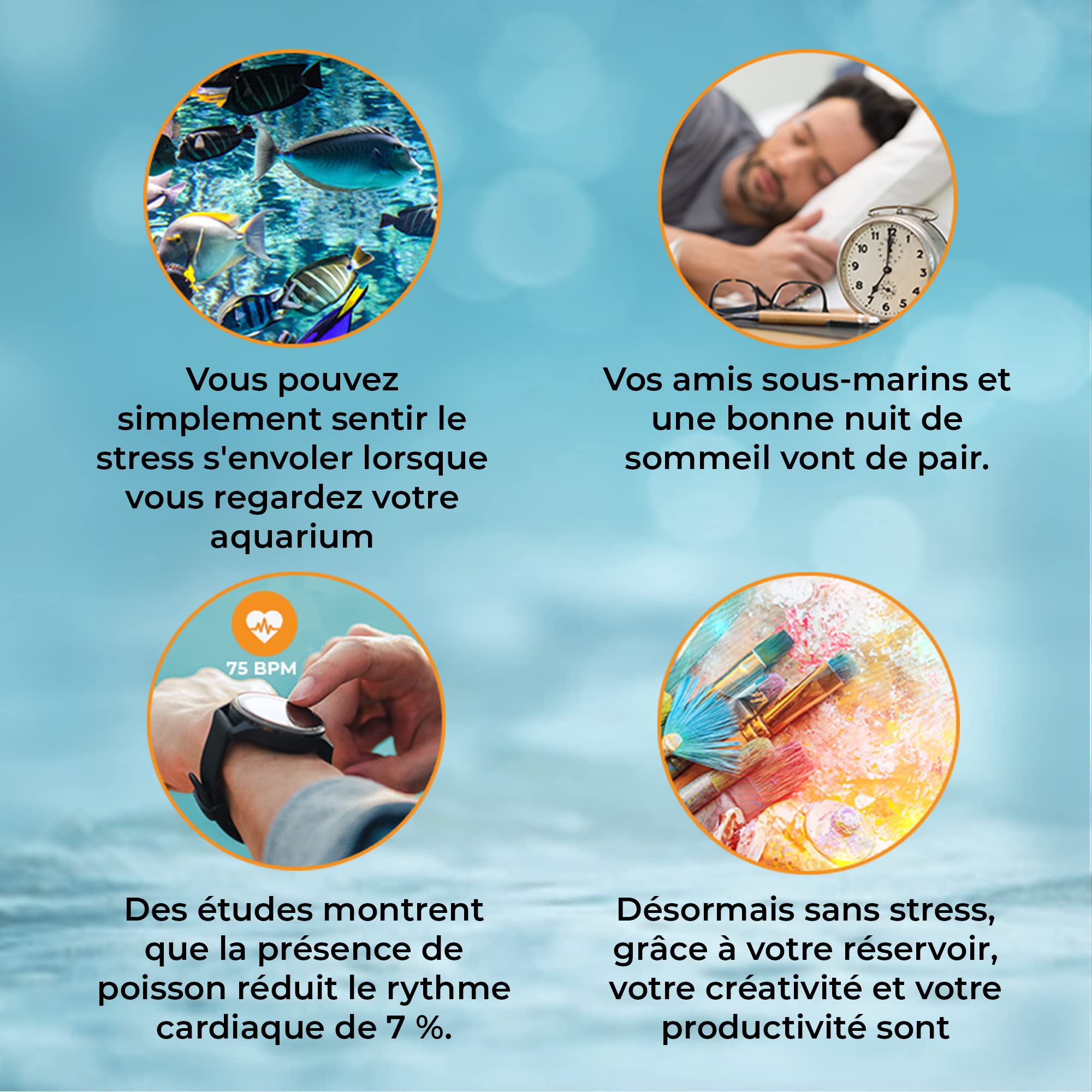 MonsterShop – Aquarium à Bords Noir de 300 litres, Meuble de Support Noir, d’Une Dimension Totale de 143,5 cm de Haut x 120,5 cm de Large x 39 cm de Profondeur