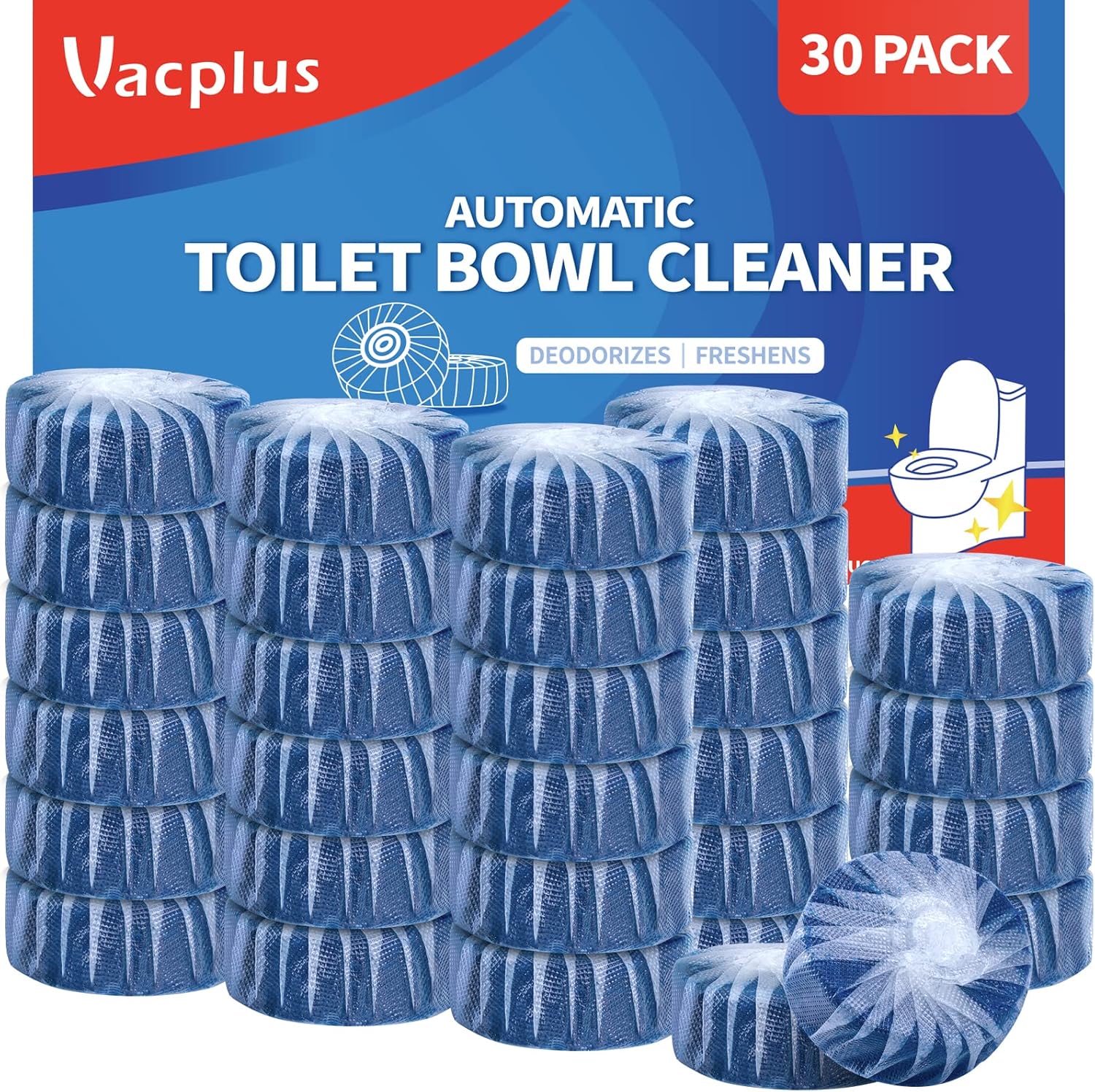 Vacplus Toilet Bowl Cleaners, UltraClean Toilet Cleaners for