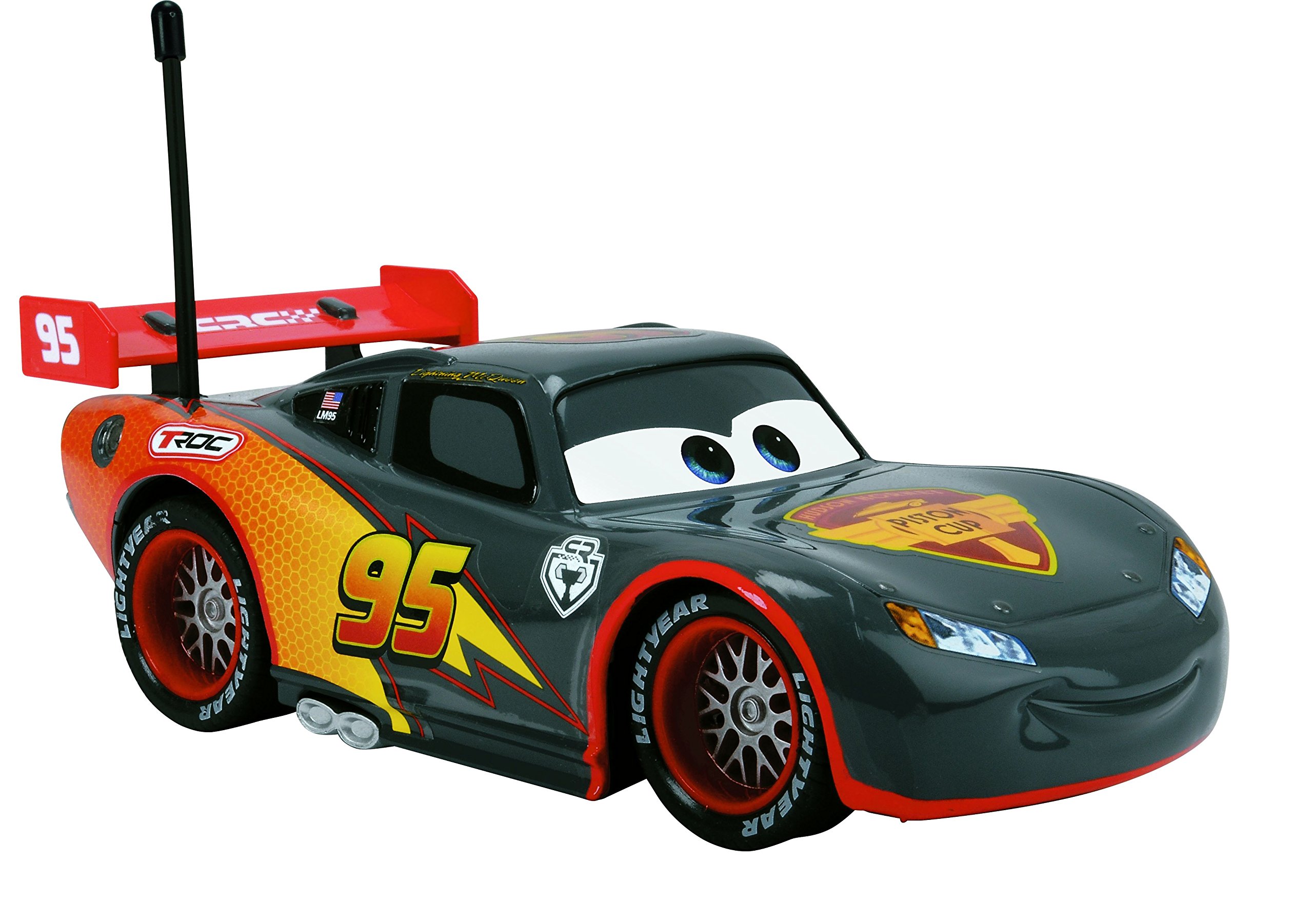 Simba Majorette 213084000 - Cars Rc Saetta MC Queen Carbon 1:24, Nero