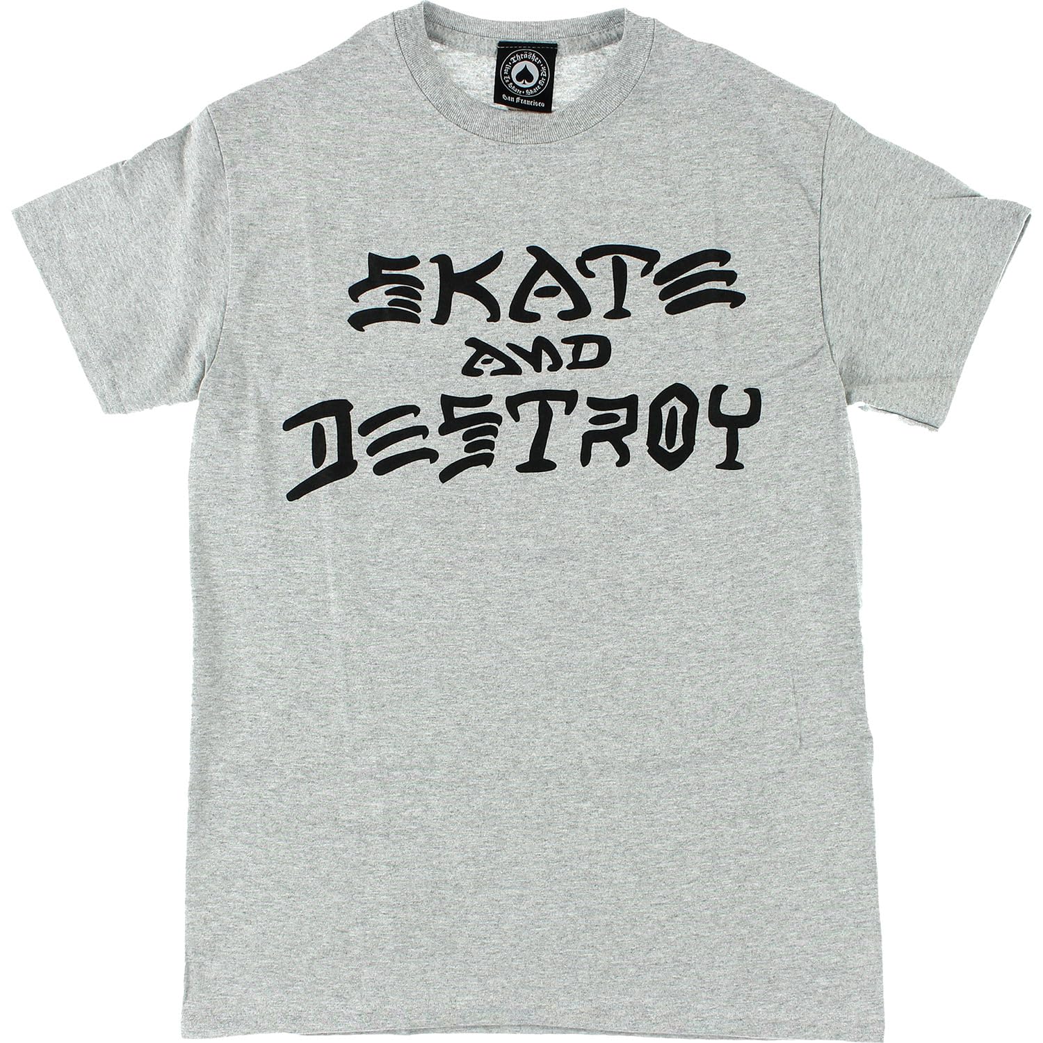 Skate & Destroy Short Sleeve XL-Grey T-Shirt