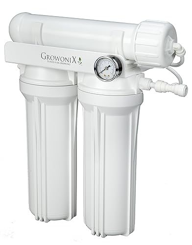 Miniatura 2 de GROWONIX Sistema de ósmosis inversa EX200 200 galones por día GPD Filtro de purificación de agua de tasa de flujo ultra alto para jardinería