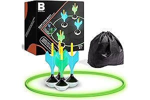 Black Series Lawn Darts That Glow in the Dark