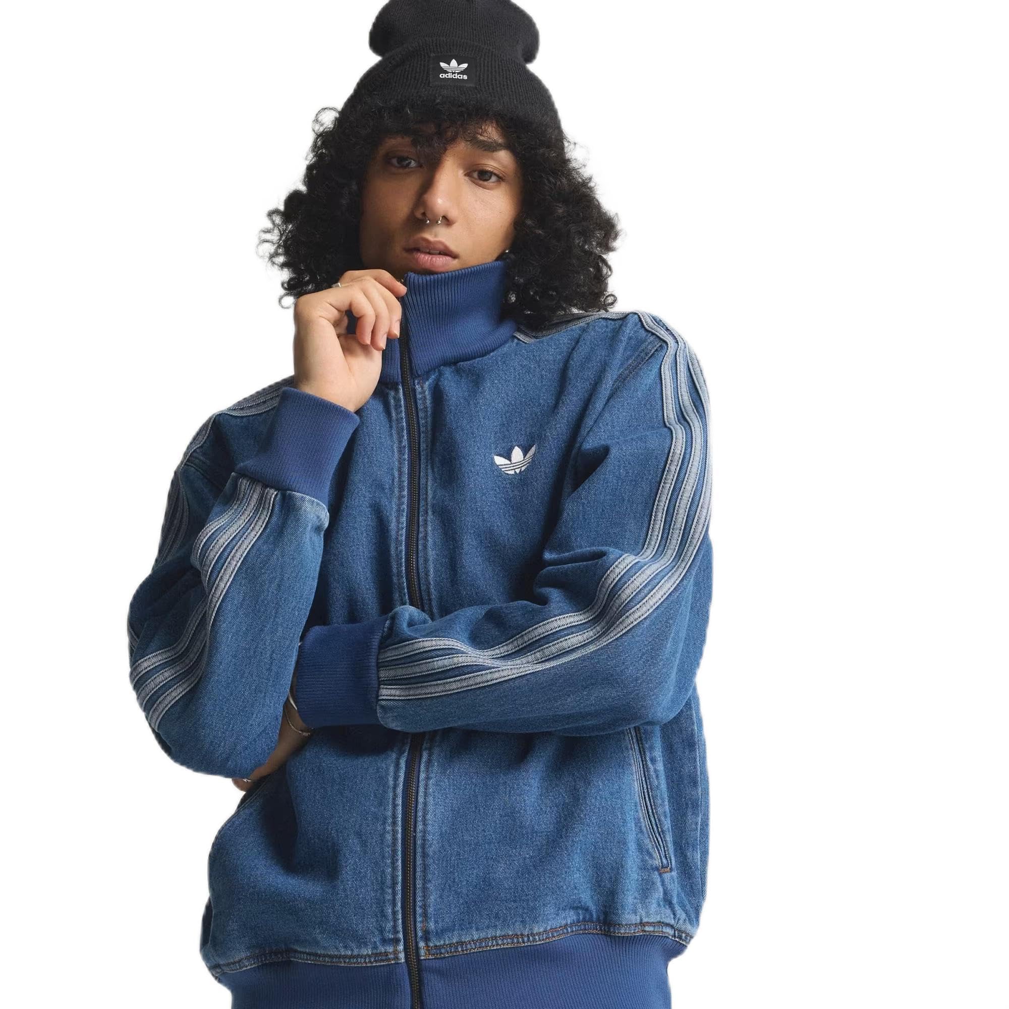 adidas Adicolor Denim Firebird Felpa da uomo