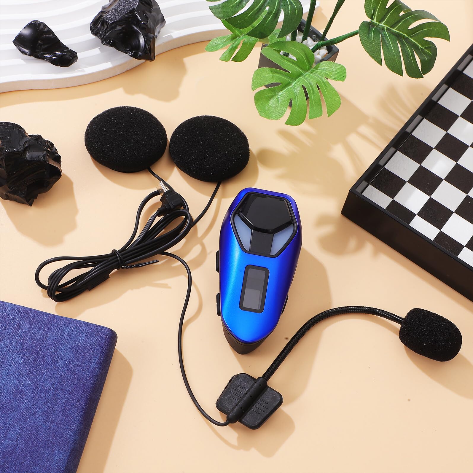 Auricolare Wireless K13 per Casco Moto, Versione 6.0 Ip65