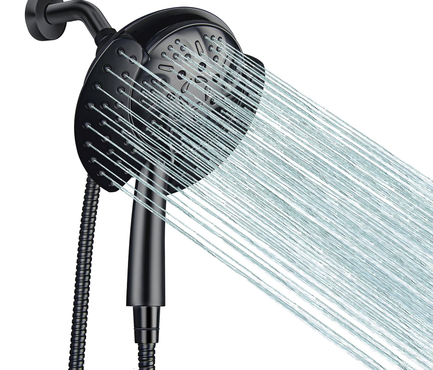 GRICH 2 5GPM Shower Head with Hand 2 in 1 High Pressure Shower Heads With Handheld Spray Combo