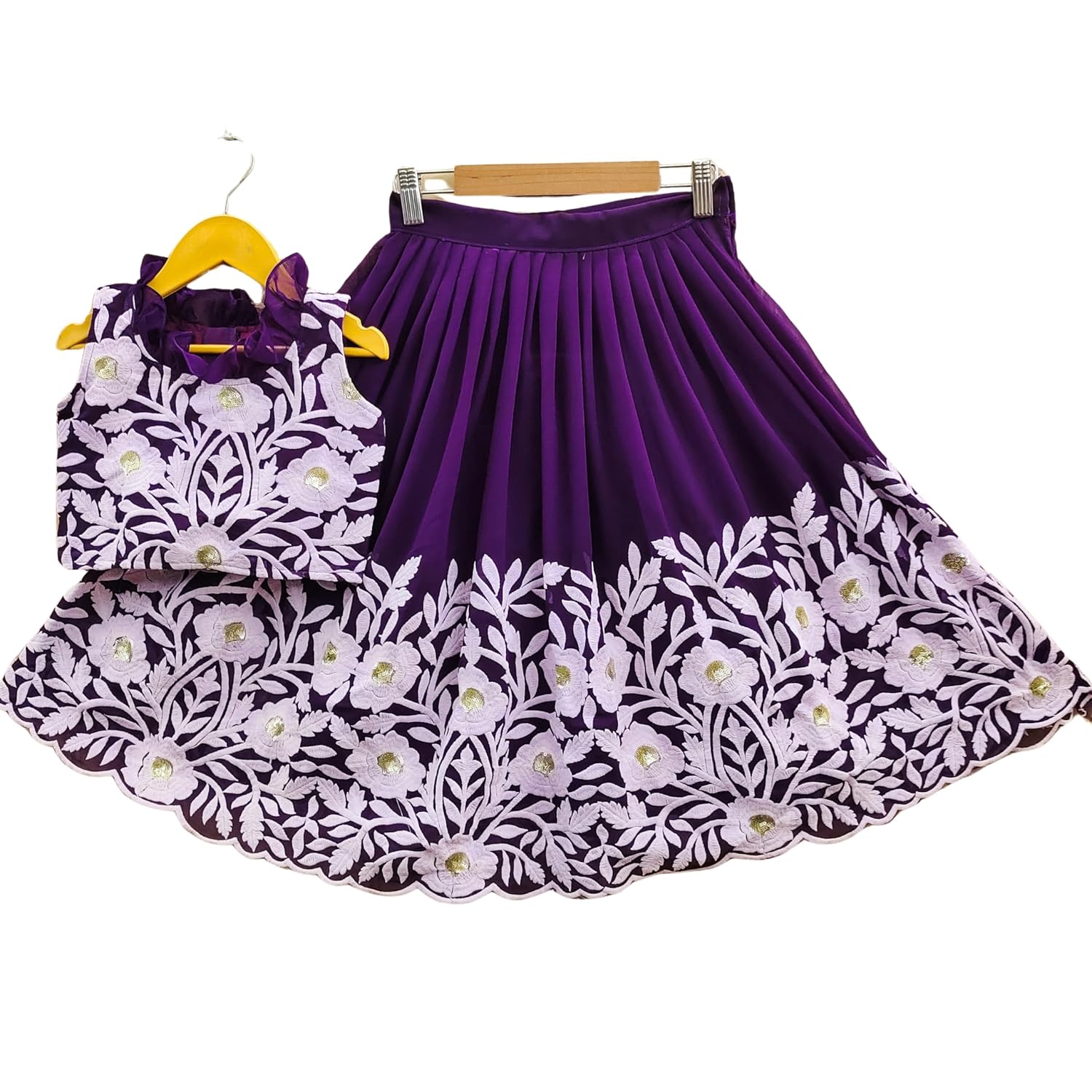 MITETHNIC Store Girls Georgette Embroidered Lehenga with Crop Top - Readymade Lehenga Choli - Perfect for Ethnic, Party & ... - Review, Price and Buying Guide