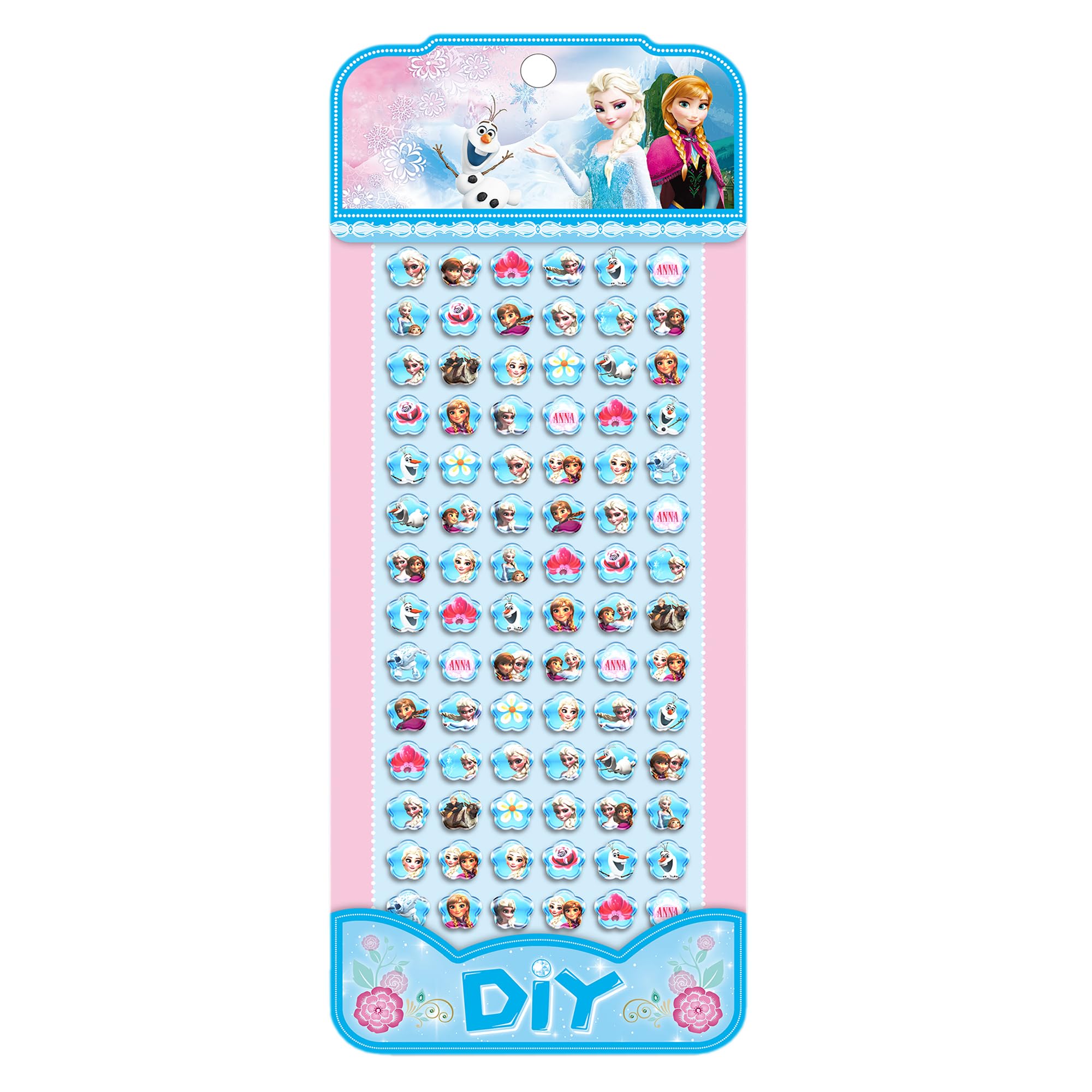 koutey Gems Stickers for Kids Crafts, Unicorn Self Adhesive Gems Jewels Stickers for Crafts,Stick on Gems, Arylic Gemstone Stickers Decorative Diamond