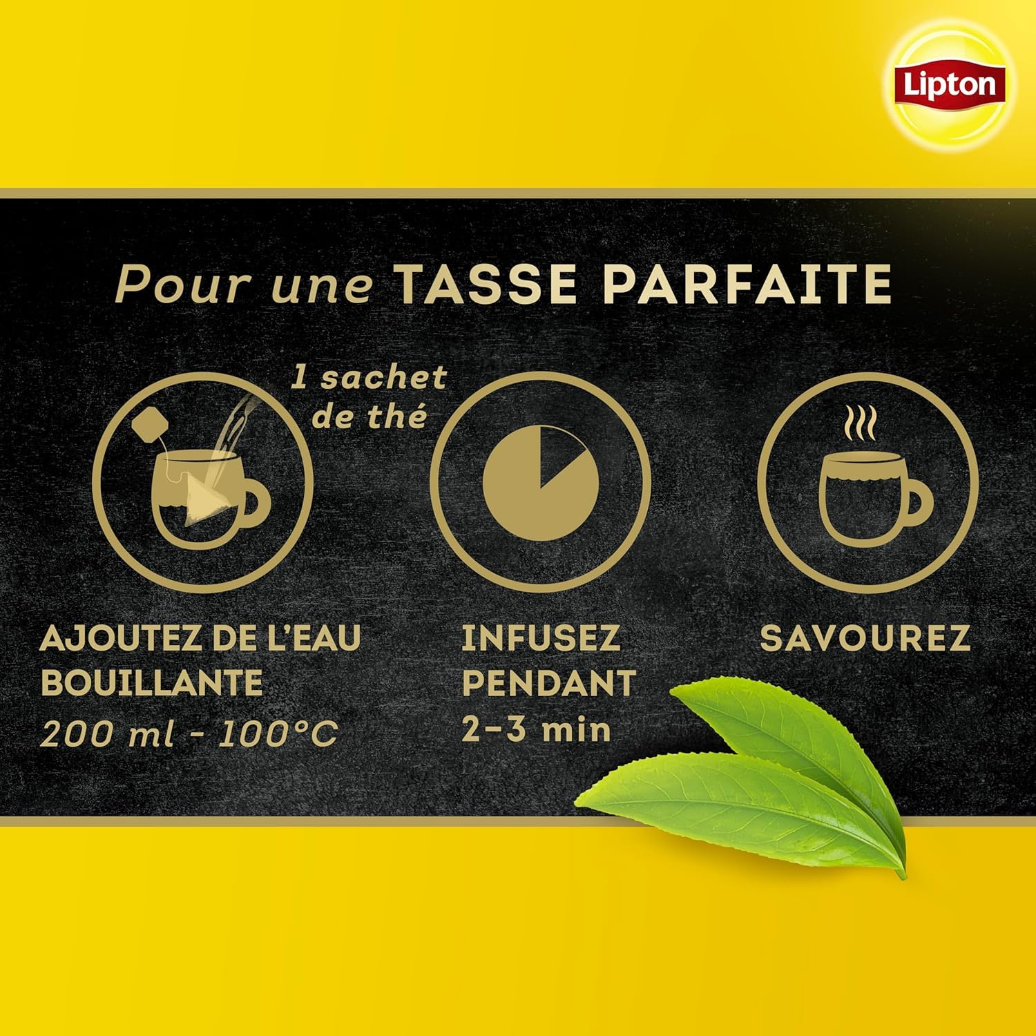 Lipton, Thé Noir Pêche Mangue de Grèce, Goût Frais et Equilibré, Thé Noir 100% d'Origine Naturelle, Vitalité, 12x20 sachets, 240 Sachets