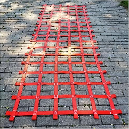 DREAMOSA Red de gimnasio Jungle, red de escalada resistente, juego de escalera de carga para patio de juegos, red para hamaca al aire libre, para