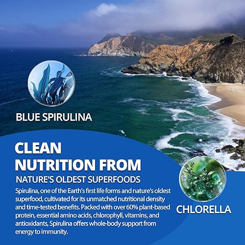 Miniatura 5 de Gomitas de inositol con aceite de onagra para mujer + gomitas orgánicas de espirulina azul