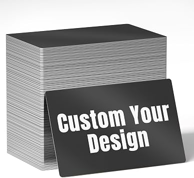 Personalized Metal Business Cards, Bulk 20-800 for VIP Membership Cards