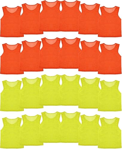 36 unidades de centavos para deportes juveniles de práctica de fútbol para adultos, baloncesto, fútbol, hockey, pinnies para niños